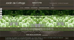 Desktop Screenshot of jardindecottage.be